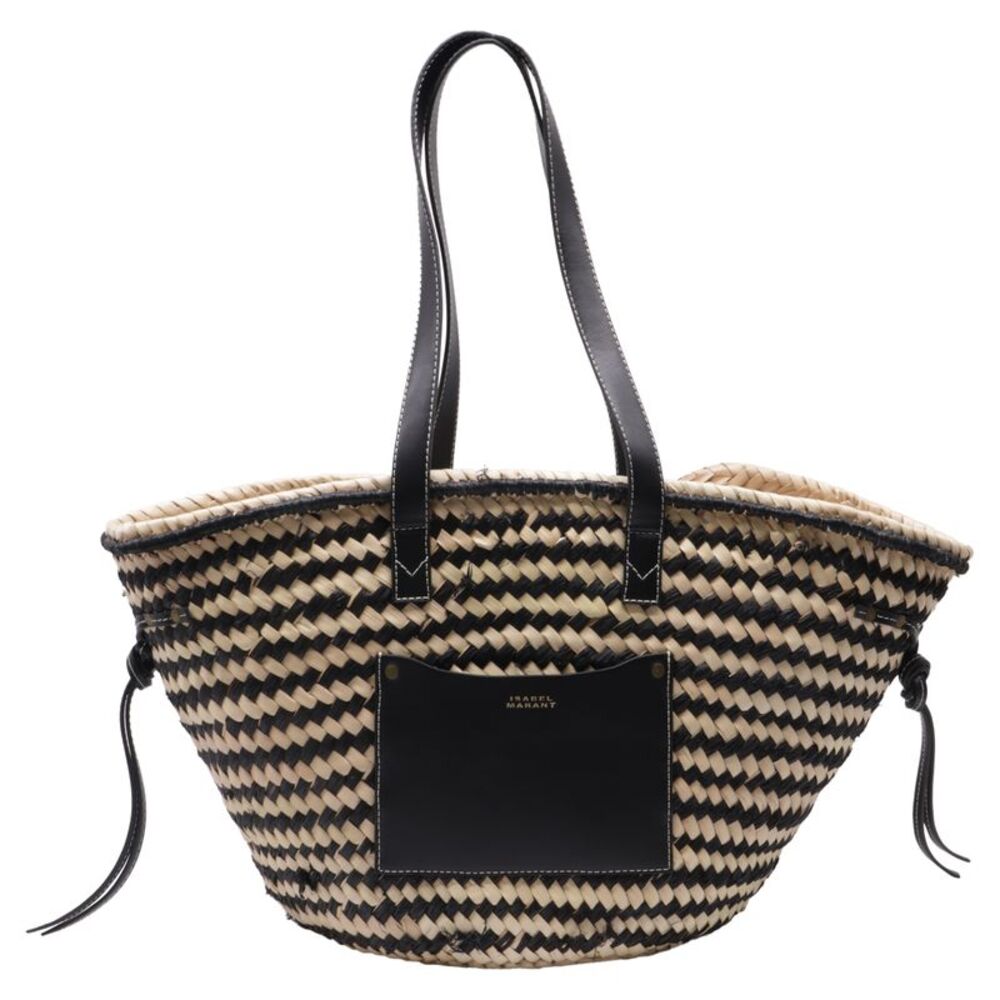 Isabel Marant Cadix Basket Bag in Multicolor Raffia